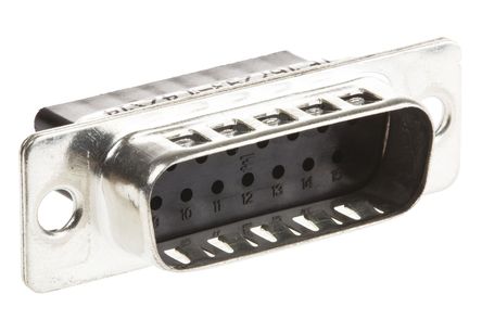 TE Connectivity - 167293-1 - TE Connectivity AMPLIMITE HDP-20 ϵ 15· ֱ ѹʽ D-sub  ͷ 167293-1		
