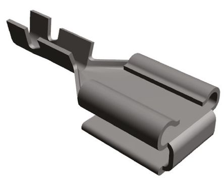 TE Connectivity - 61988-2 - TE Connectivity FASTON .250 ϵ ѹӱʽ 61988-2, о, 6.35 x 0.81mmӼ, 22AWG  18AWG		