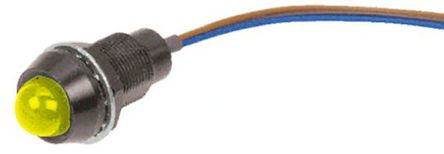 Marl - 651-111-22-08 - Marl 651-111-22-08 10 mm ͹ ɫ LED ָʾ, ߽Ӷ, 12.7mmװ׳ߴ, 24 V ֱ		