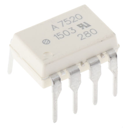 Broadcom - HCPL-7520-000E - Broadcom HCPL-7520-000E Ŵ, Դ, 4.5  5.5 VԴѹ, 8 PDIPװ		