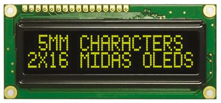 Midas - MCOB21605G1V-EYP - Midas ɫ Դ OLED ʾ MCOB21605G1V-EYP, COB, нӿ		
