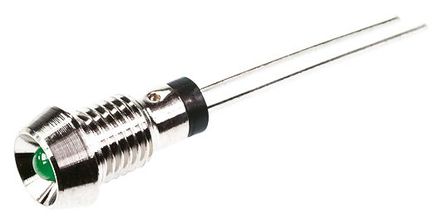 Marl - 572-314-04 - Marl 572-314-04 3 mm  ɫ LED ָʾ, ŽӶ, 6mmװ׳ߴ, 2.8 V		