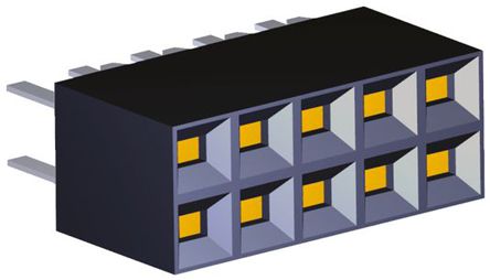 TE Connectivity - 5-534998-6 - TE Connectivity AMPMODU Mod IV ϵ 2 12· ֱ 2.54mmھ ͨ ӡˢ· 5-534998-6, Ӷ˽, ԰		