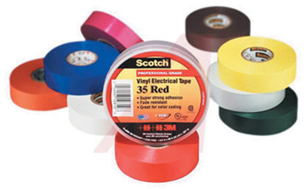 3M - 35-WHITE-1/2 - 3M 3M? 35 ɫ ϩ Ե 35-WHITE-1/2, 3000Vѹ, 6m x 12.7mm x 0.18mm		