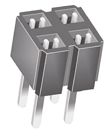 Samtec - CES-102-01-T-D - Samtec CES ϵ 2 4· ֱ 2.54mmھ ͨ ӡˢ· CES-102-01-T-D, ͨ׶˽, ԰		