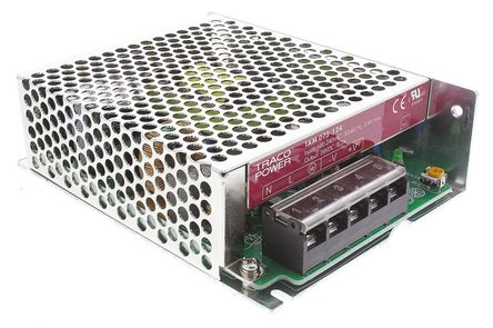 TRACOPOWER - TXM 075-124 - TRACOPOWER 75W  ǶʽģʽԴ SMPS TXM 075-124, 90  264V ac, 24V dc, 3.2A, 88%Ч, շװ		
