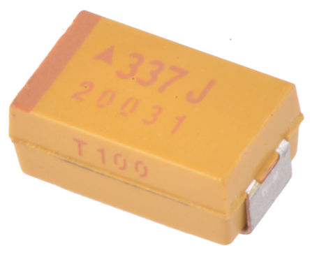 AVX - TPSD337K006R0100 - AVX TPS ϵ 330F 10% SMD  TPSD337K006R0100, 6.3 V ֱ, 7343-31 װ, 100m ESR, +125C		