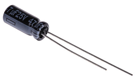 Panasonic - EEUFR1E470 - Panasonic FR  ϵ 25 V ֱ 47F ͨ  EEUFR1E470, ±20%ݲ, +105°C		