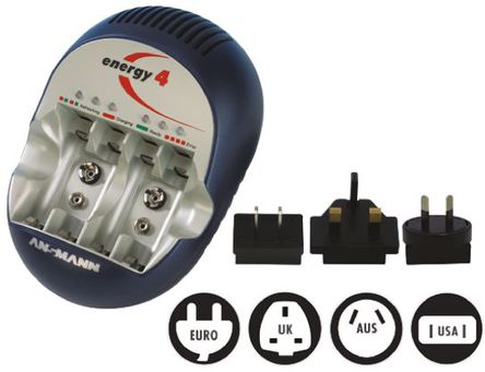 Ansmann - 5C07092/UK - Ansmann 5C07092/UK 2 (9V)/4 (AA)/4 (AAA) Energy 4 / س, Ĵ/ŷ/Ӣ/ͷ		