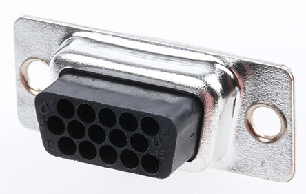 Harting - 09561004701 - Harting 15· 2.29mmھ ֱ ѹʽ D-sub   09561004701, 2A		