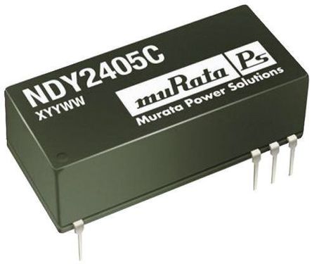 Murata Power Solutions - NDY0505C - Murata Power Solutions NDY ϵ 3W ʽֱ-ֱת NDY0505C, 4.5  9 V ֱ, 5V dc, 600mA, 1kV dcѹ, DIPװ		