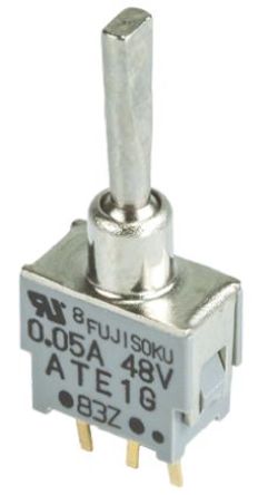 Fujisoku - ATE1G-2F3-10-Z - Fujisoku ˫ л ATE1G-2F3-10-Z, (On)-Off-(On), 50 mA@ 48 V /ֱ		