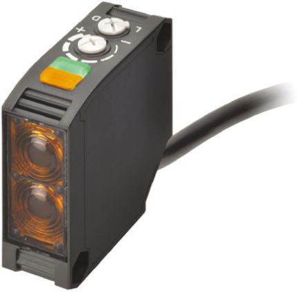 Omron - E3JK-TR11 2M - Omron 40 m ɫ LED Դ ״ ֱͨͽ 紫 E3JK-TR11 2M, ̵, , IP64		