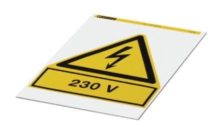 Phoenix Contact - 0830440 - Phoenix Contact 0830440 1װ Ԥӡǩ, 200mm, 200mm		