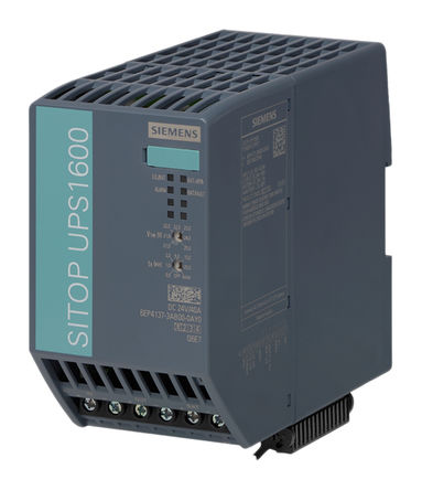 Siemens - 6EP4137-3AB00-0AY0 - Siemens SITOP UPS1600 ϵ 960W ģʽ DIN 尲װԴ 6EP4137-3AB00-0AY0, 98.8%Ч, 29V dc, 40A, 24V dc 24V dc/		