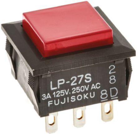 Fujisoku - LP2S-27S-229-Z - Fujisoku LP2S-27S-229-Z ɫ  -  ˫˫ ɫLED 尲װ ť, 3 A@ 125/250 V 3 A@ 30 V ֱ		