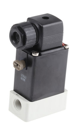 Burkert - 078559 - Burkert 0124 ϵ 3˿ PP ŷ 078559, 6 bar, 1/4in˿, NO/NC, 230 V 		