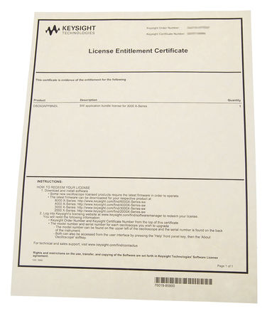 Keysight Technologies - DSOX3APPBNDL - Keysight Technologies ʾ, ʹInfiniiVision 3000 X ϵ		