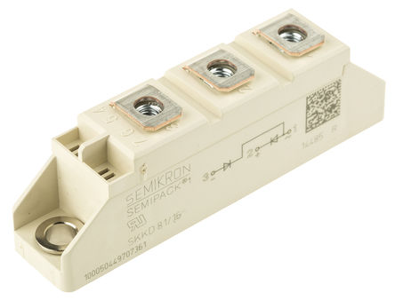 Semikron - SKKD 81/16 - Semikron SKKD 81/16 , Io=82A, Vrev=1600V, 3 Semipack1װ		