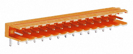 Weidmuller - SL 5.08/10/90 4.5SN OR BX -1513460000 - Weidmuller OMNIMATE SL ϵ 10· 5.08mmھ (1) ֱ PCB ߶ӿ 1513460000, Ӷ˽, 15A, ͨ		