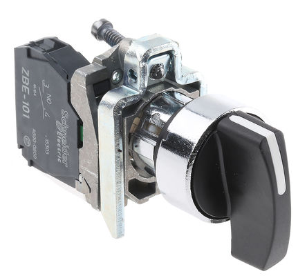 Schneider Electric - XB4BJ21 - Schneider Electric XB4BJ21 2λ 90 ת, 600 V /ֱ, 6 A 550 mA ֱ, ֱִ		