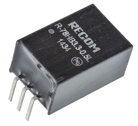 Recom - R-78HB3.3-0.5L - Recom ѹ R-78HB3.3-0.5L, 9  72V, 3.3V, 500mA SIP װ		