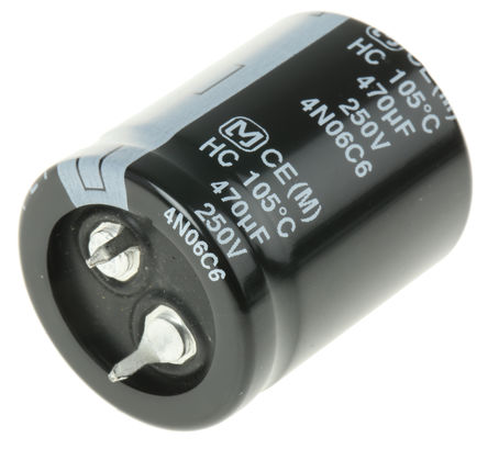 Panasonic - EETHC2E471JJ - Panasonic TS ҧʽ ϵ 250 V 470F ͨ  EETHC2E471JJ, 20%ݲ, +105C		