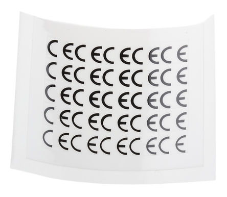 RS Pro - 7824117 - RS Pro 7824117 500װ Ԥӡճǩ, 6.35mm, 6.35mm CE		