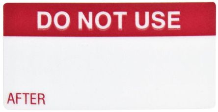 Brady - Y192611 - Brady Y192611 120װ Ԥӡճǩ, 38mm, 15mm		