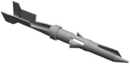 TE Connectivity - 350967-1 - TE Connectivity Miniature Rectangular ϵ  ѹӽ߶ 350967-1,  ͭо, 4mӴ, 26AWG  18AWG		