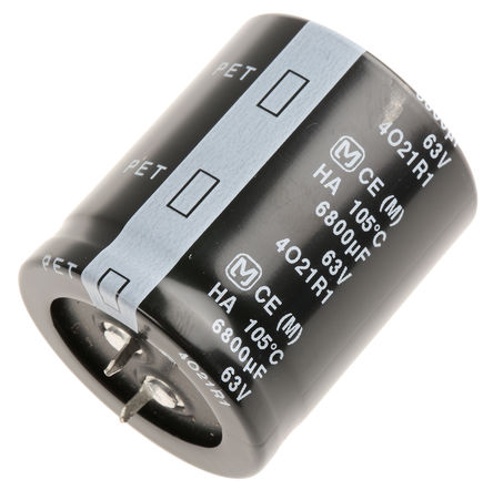 Panasonic - ECEC1JA682EJ - Panasonic HA ҧʽ ϵ 63 V 6800F ͨ  ECEC1JA682EJ, 20%ݲ, +105C		