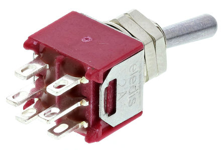 RS Pro - 2A22-NF1STSE-B - RS Pro ˫˫ л 2A22-NF1STSE-B, (On)-On, 3 A @ 28 V ֱ		