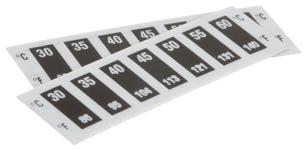 RS Pro - L07THERNG3CP - RS Pro 30C  60C 7 ˮƽ ¶ͱǩ L07THERNG3CP, 45 x 12.5mm		