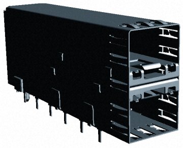 TE Connectivity - 1658629-1 - TE Connectivity SFP ϵ 160 · 2 x 4 ˿ ֱ ĸ SFP  1658629-1, 1.6mm ھ, ͭϽо, ʽ		