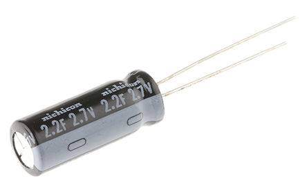 Nichicon - JUMT1225MPD - Nichicon UM ϵ 2.2F 2.7 V ֱ  EDLC JUMT1225MPD, 20% ݲ		