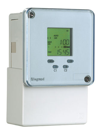 Legrand - 049682 - Legrand 2ͨ 氲װʱ 049682, ʱλ: 죬Сʱ, 230 VԴ		