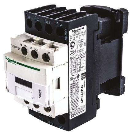 Schneider Electric - LC1DT25B7 - Schneider Electric Tesys D LC1D ϵ Ӵ LC1DT25B7, 4 , 25 A, 24 V Ȧ		