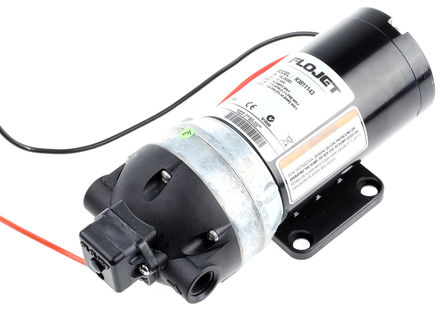 Xylem Flojet - R3811142A - Xylem Flojet R381 ϵ R3811142A   Ĥ, 5.5L/min, 10.5 bar, 12 V		