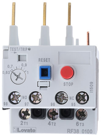 Lovato - RF38 0100 - Lovato RF38 ϵ ȹؼ̵ RF38 0100, 0.63  1 A		