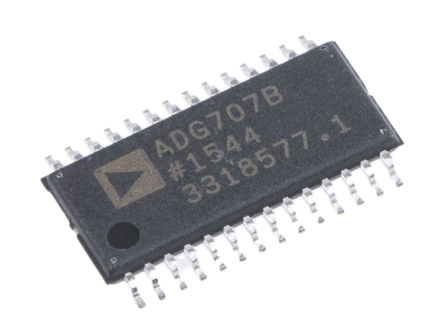 Analog Devices - ADG707BRUZ - Analog Devices ADG707BRUZ ·, ˫ 8:1, 3 V 5 VԴ, 28 TSSOPװ		