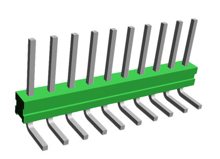 TE Connectivity - 1-825437-0 - TE Connectivity AMPMODU Mod II ϵ 10· 2.54mmھ (1) ֱ Ź 1-825437-0, Ӷ˽, 3A, ͨ		