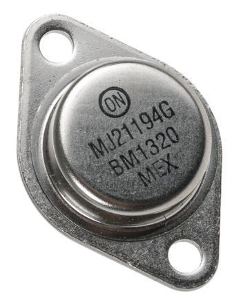 ON Semiconductor - MJ21194G - ON Semiconductor MJ21194G , NPN , 16 A, Vce=250 V, HFE:25, 4 MHz, 3 TO-204װ		
