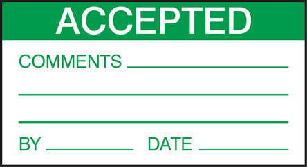 RS Pro - 7824106 - RS Pro 7824106 30װ Ԥӡճǩ, 70mm, 38mm Accepted		