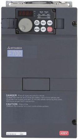 Mitsubishi - FR-F740-00170-EC - Mitsubishi FR-F740 ϵ IP20 7.5 kW Ƶ FR-F740-00170-EC, 0.5  400Hz, 17 A, 380  500 V 		