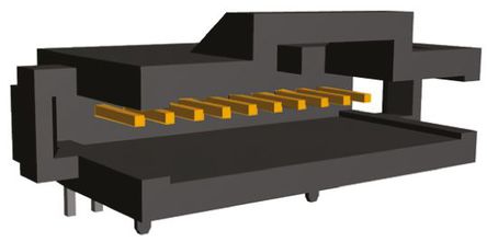 TE Connectivity - 5-104074-7 - TE Connectivity AMPMODU System 50 ϵ 4· 1.27mmھ (1) ֱ PCB  5-104074-7, Ӷ˽, ͨ		