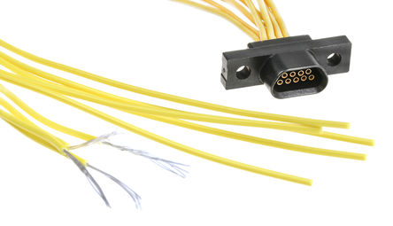 Cinch - DCDA-09S-6E2-18.0B - Cinch DCDA ϵ 1.27mm ھ 9 · ߵ Micro-D   DB0000400E092B0, , 0.457m 		