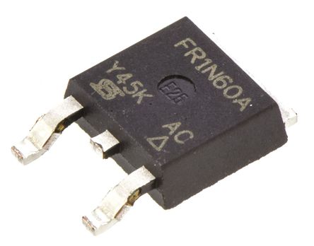Vishay - IRFR1N60APBF - Vishay Si N MOSFET IRFR1N60APBF, 1.4 A, Vds=600 V, 3 DPAKװ		