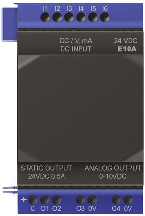 Crouzet - 88982212 - Crouzet E10A ϵ PLC /ģ 88982212, 46룩 x I/O, 500 mA, 24 V ֱ, 108.1 x 60.4 x 60.3 mm		