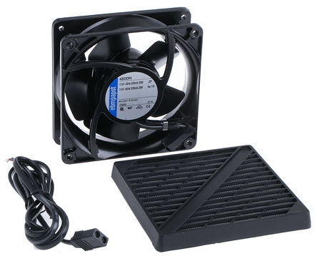 ebm-papst - 4600N-KR1 - ebm-papst 4000N ϵ 18W 3100rpm Ͳ ׼ 4600N-KR1, 115 V Դ, 180m3/h, 119 x 119 x 38mm		