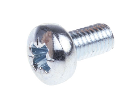 RS Pro - DIN 7985 M3 X 6MM BZP STEEL - RS Pro пɫۻ  ƽ׶ͷ еݶ DIN 7985 M3 X 6MM BZP STEEL, M3 x 6mm		